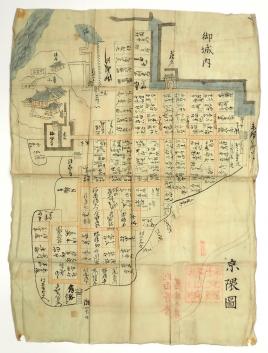 京隈図（きょうのくまず）
江戸時代後期　篠山神社蔵