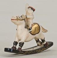 象牙人形(木馬乗り)　(ぞうげにんぎょう(もくばのり)) - 明治時代以降 - 有馬家蔵